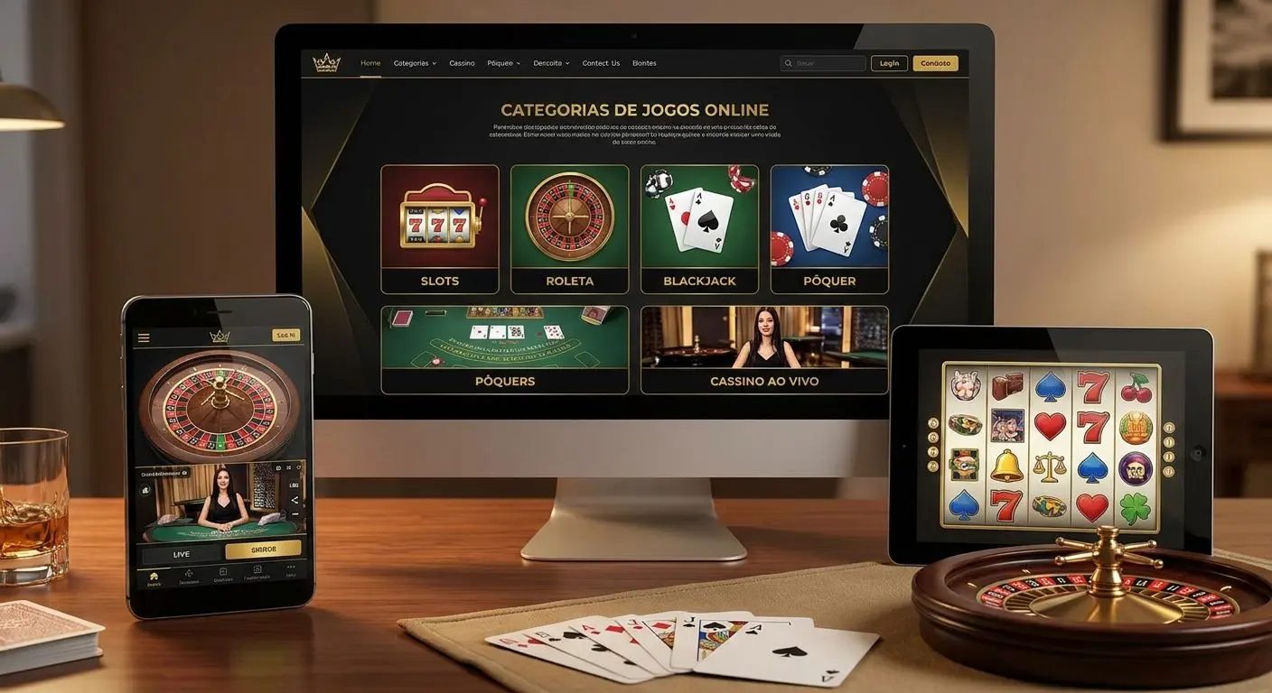Variedade de jogos online disponíveis no Solverde.pt