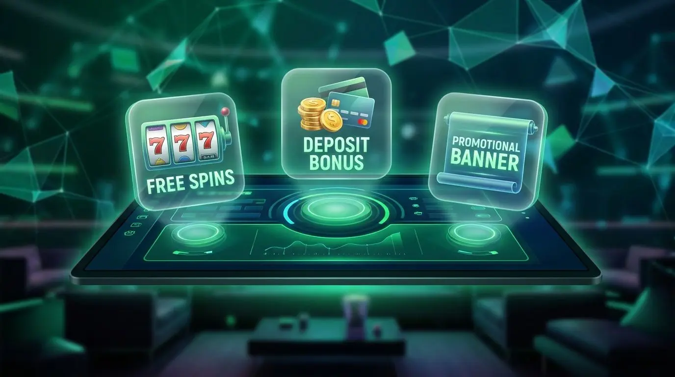 Ícones de diferentes tipos de bónus e free spins numa interface inspirada na Solverde